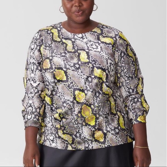 NWT Universal Standard Gathered Tie Top M(18-20) - Picture 1 of 5